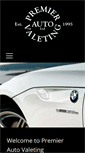 Mobile Screenshot of premierautovaleting.co.uk