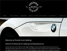 Tablet Screenshot of premierautovaleting.co.uk